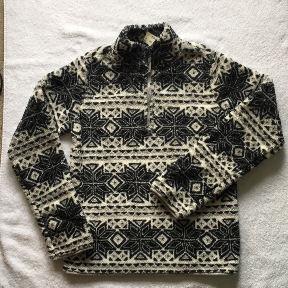 Aeropostale Women's Fleece 1/4 Zip Sweater M